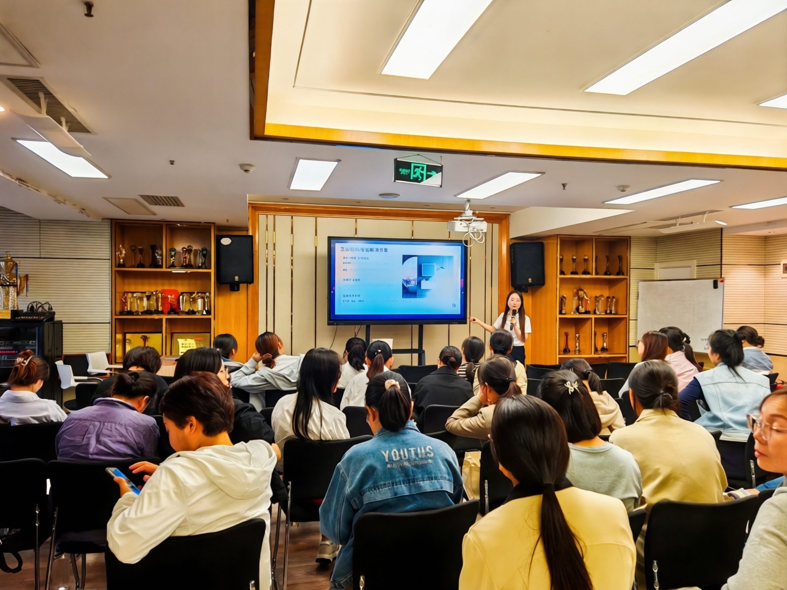 西安欧派全屋定制收纳系统全员专项培训现场