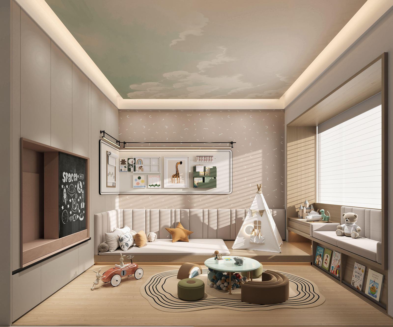 布朗小屋效果图
